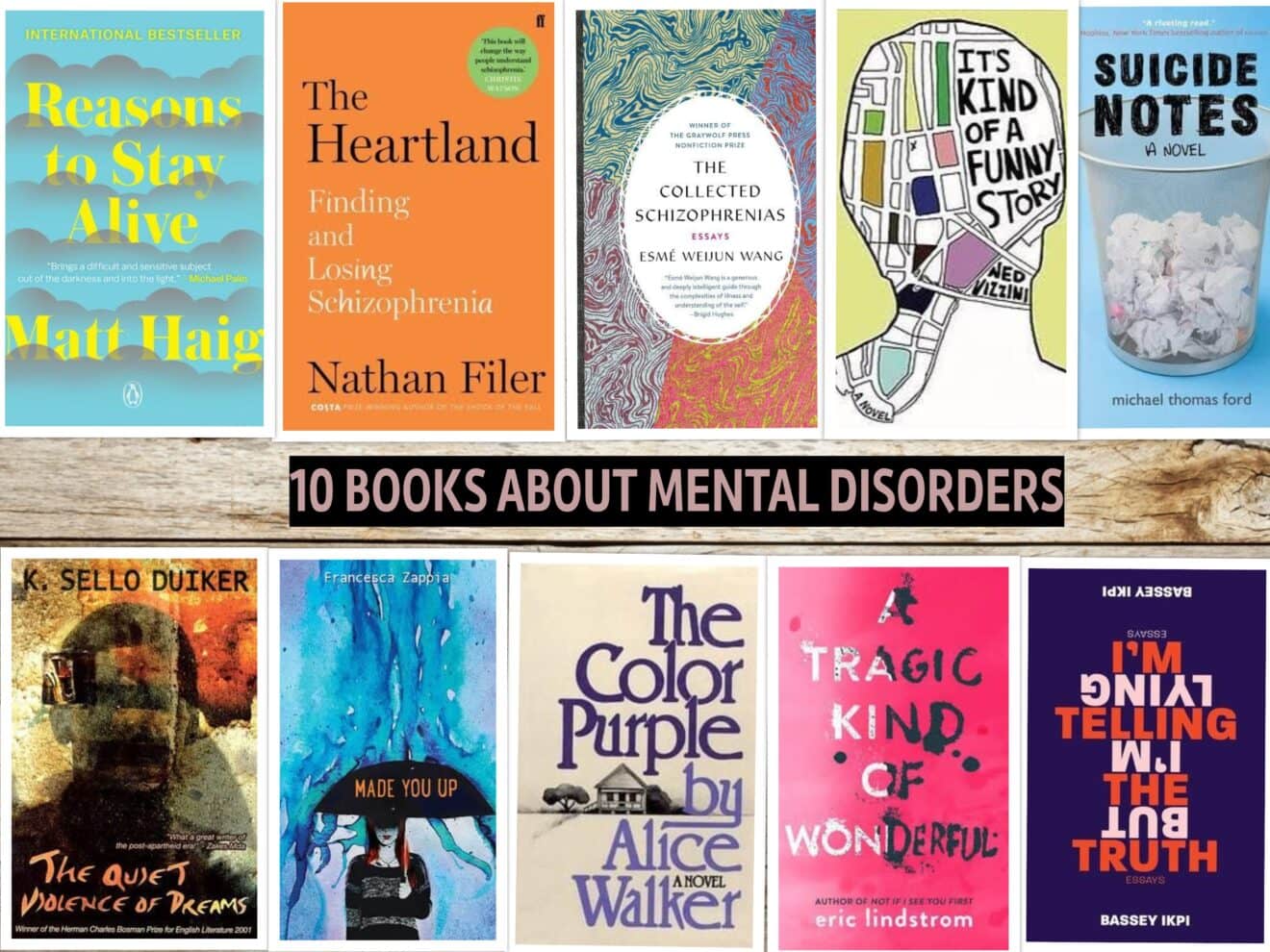 10 books about mental disorders. LIFE WITH TWO TEES